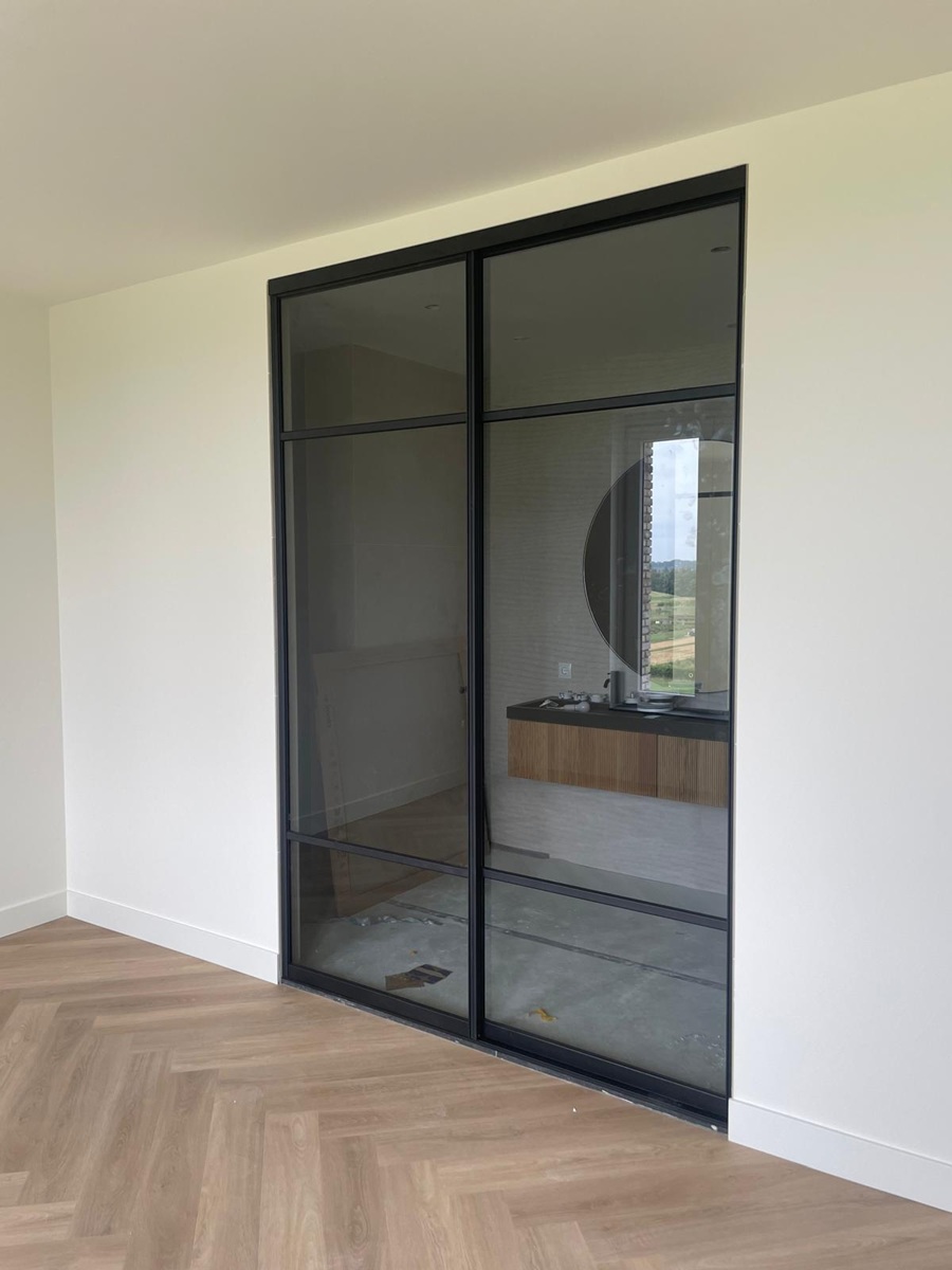 Schuifdeuren strak dubbel zwart vanaf - Afbeelding 61