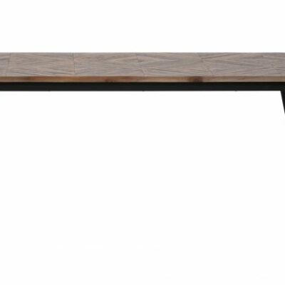 BePureHome Rhombic eettafel 180x90cm hout/metaal - Afbeelding 2