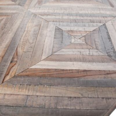 BePureHome Rhombic eettafel 180x90cm hout/metaal - Afbeelding 6