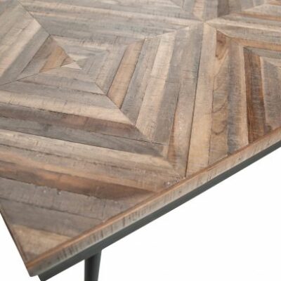 BePureHome Rhombic eettafel 180x90cm hout/metaal - Afbeelding 5