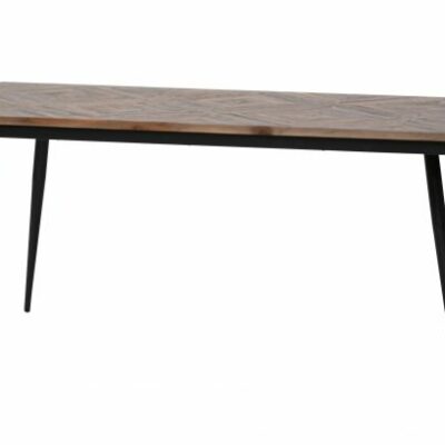 BePureHome Rhombic eettafel 180x90cm hout/metaal - Afbeelding 4