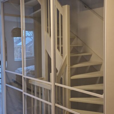 Staallook schuifwand met 3 deuren in het wit of zwart vanaf - Afbeelding 16