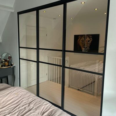 Staallook schuifwand met 3 deuren in het wit of zwart vanaf - Afbeelding 25