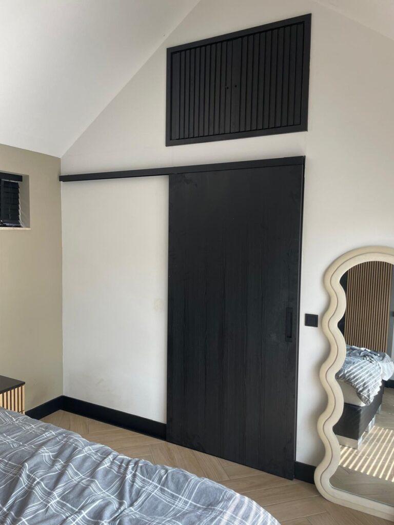 Rafftio loftdeur eiken zwart