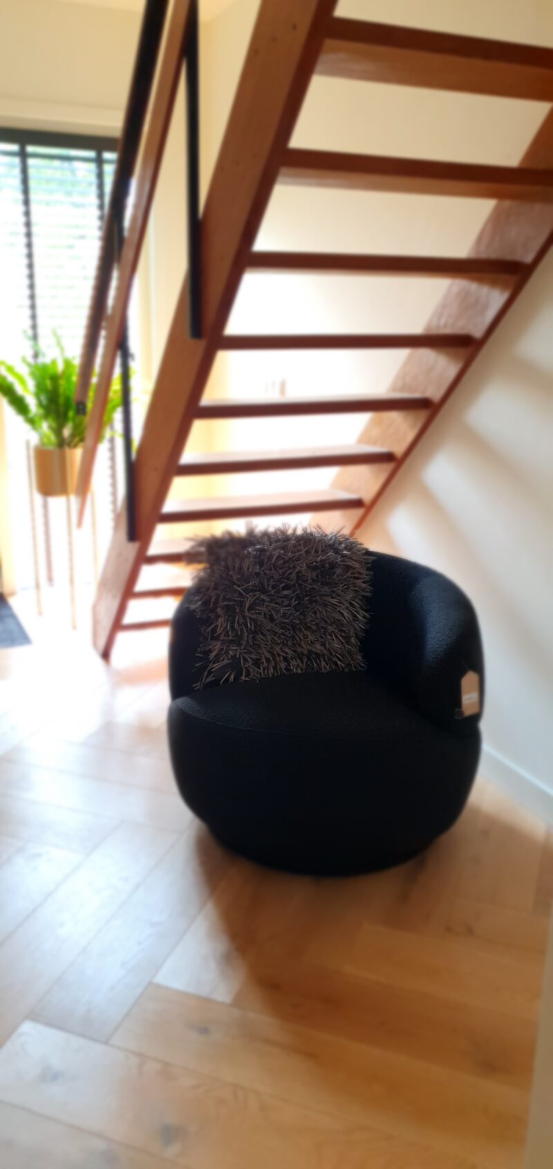 BePureHome Fauteuill Woolly Bouclé antraciet - Afbeelding 6