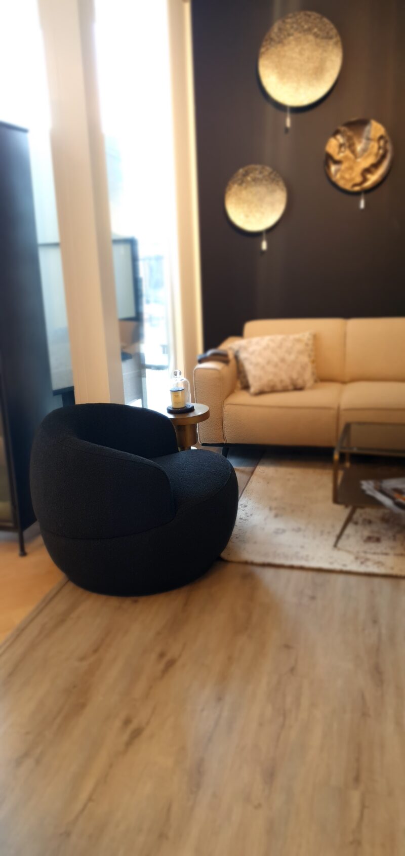 BePureHome Fauteuill Woolly Bouclé antraciet - Afbeelding 3