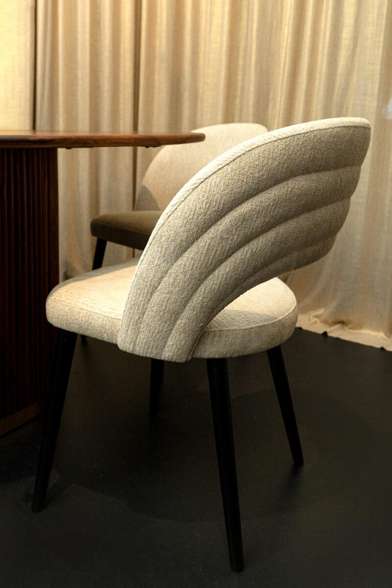 PTMD Abierto nanci fabric dining chair - Afbeelding 4