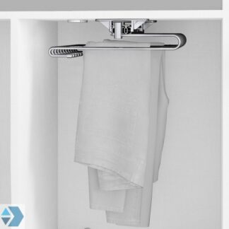 Uittrekbaar pantalonrek voor 11 stuks in chroom