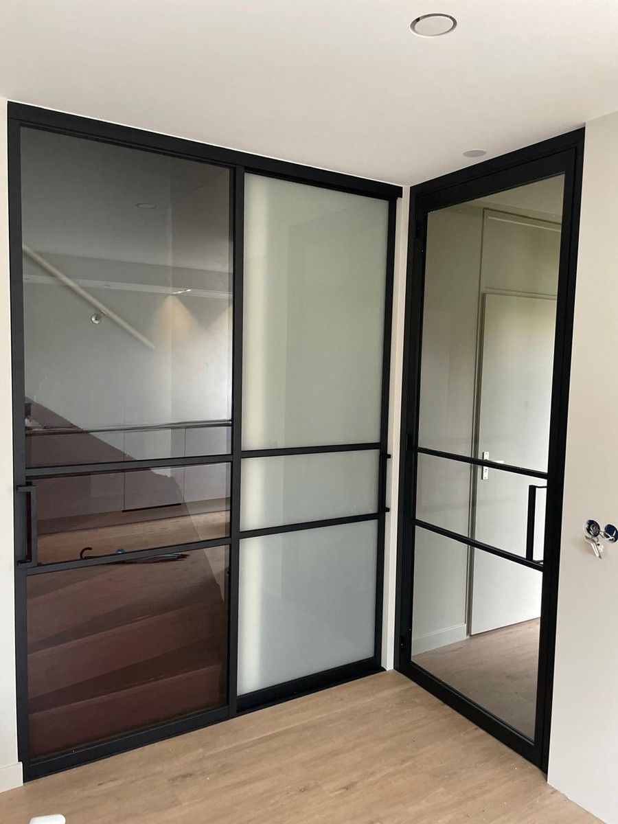 Combi schuifdeur met aluminium deur MCL3