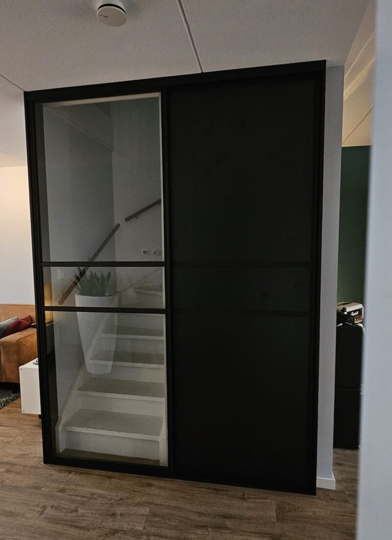 Schuifwand dubbel combinatie 2 type deuren vanaf