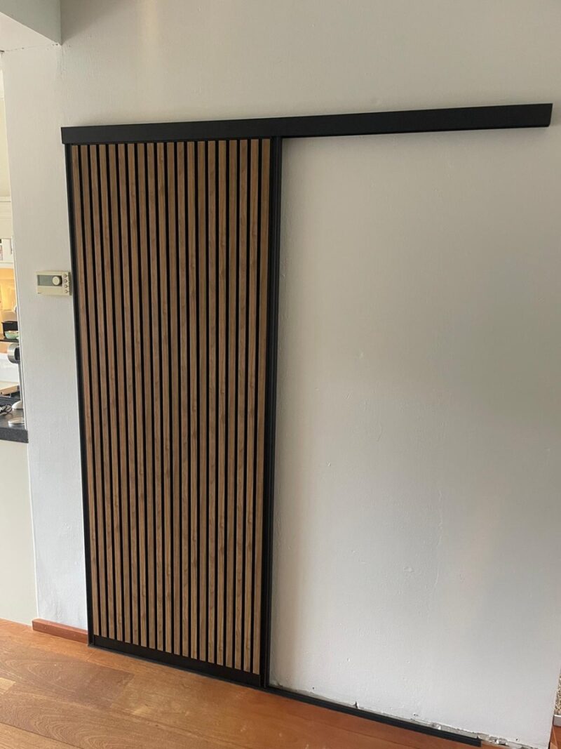 Schuifdeur voorzien van Lamelio wandpanelen vanaf - Afbeelding 20
