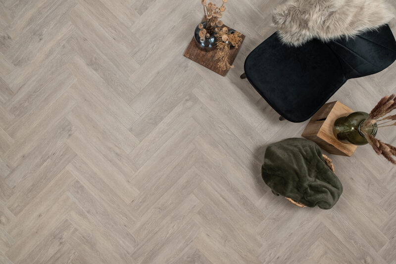 Floer pvc click visgraat Vecht vergrijsd