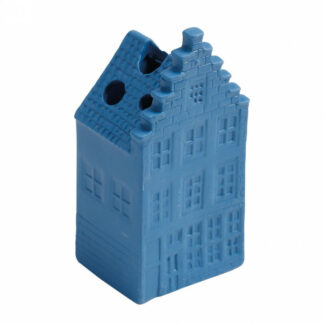 Droogbloemhuisje trapgevel Blauw