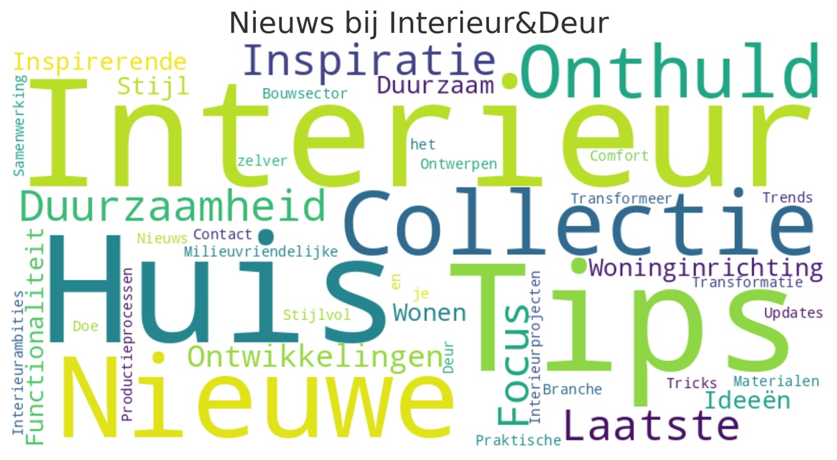 Nieuws interieur&deur