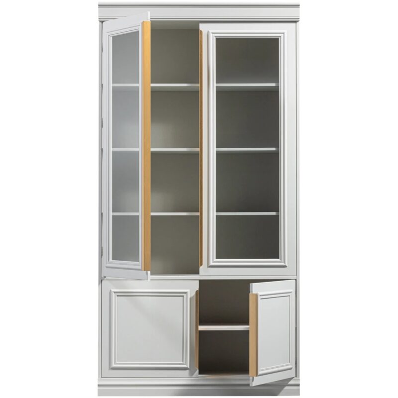 Organize vitrinekast 44 cm grenen mist [fsc] - Afbeelding 4