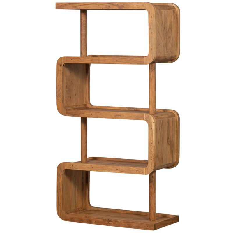 RATTLE OPEN KAST HOUT NATUREL - Afbeelding 3