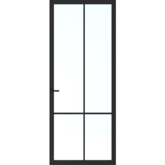 Skantrae Slimserie One binnendeur zwart verticale vakken 3 modellen