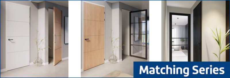 Skantrae Slimserie One binnendeur zwart leverbaar in 7 modellen vanaf - Afbeelding 2