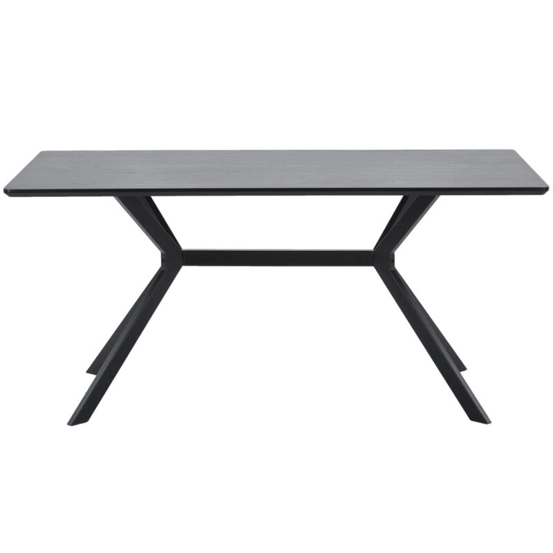 Bruno eettafel rechthoek mdf zwart 200x90 cm - Afbeelding 3