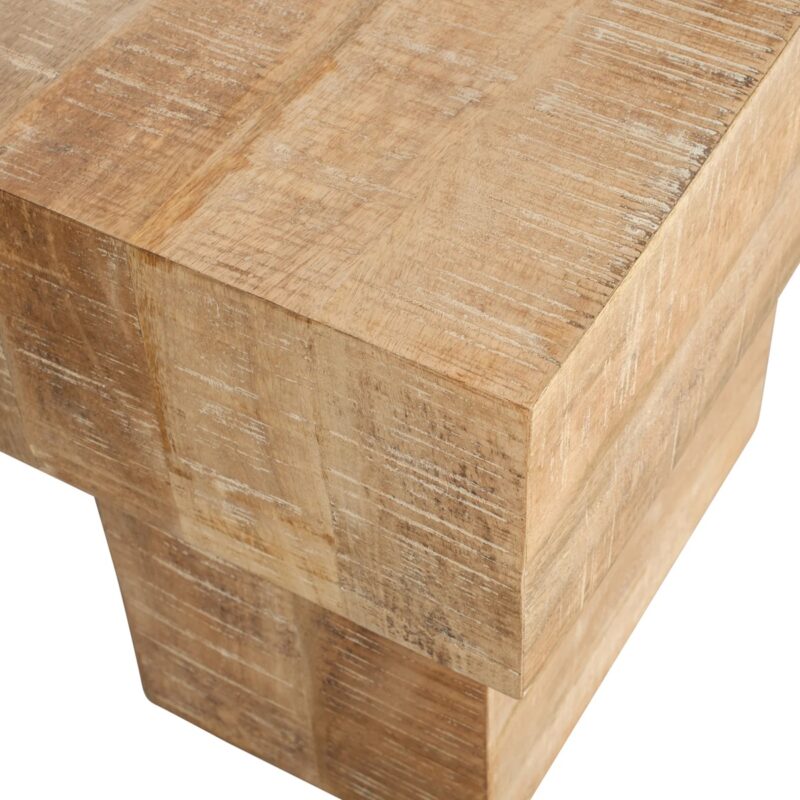 Balk too salontafel hout naturel - Afbeelding 2