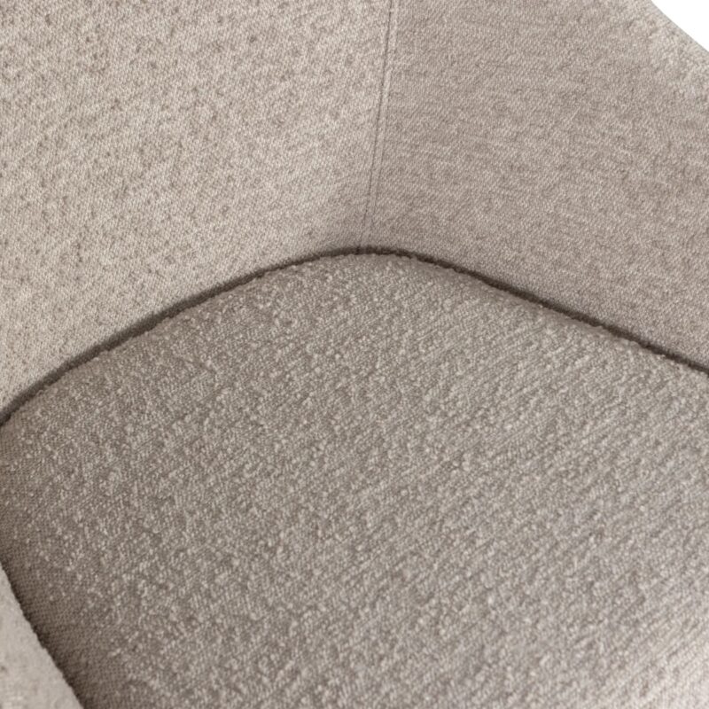 Ditte Fauteuil Bouclé Greige - Afbeelding 4