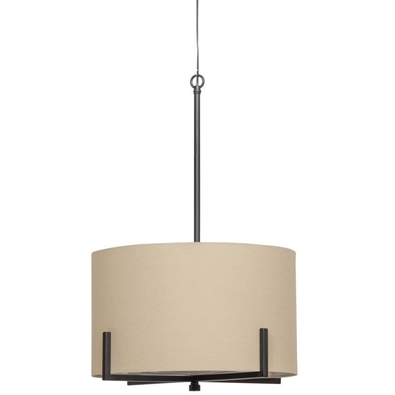 Holly hanglamp zwart - naturel