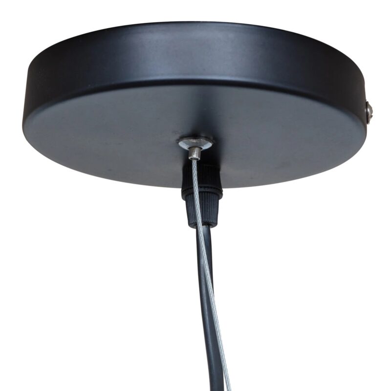 Holly hanglamp zwart - naturel - Afbeelding 2