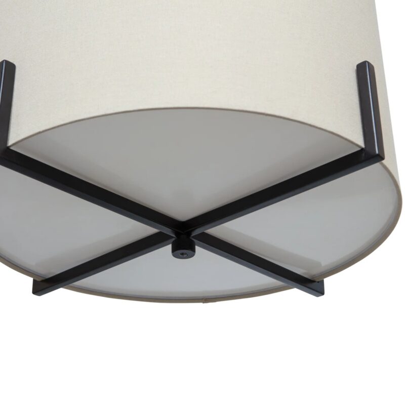Holly hanglamp zwart - naturel - Afbeelding 3