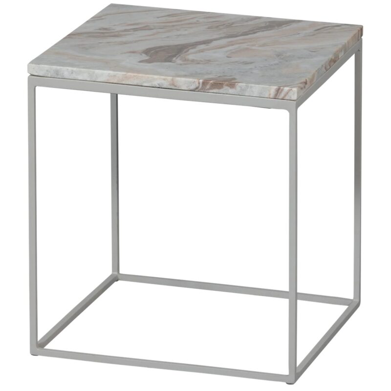 Mellow bijzettafel marmer mist