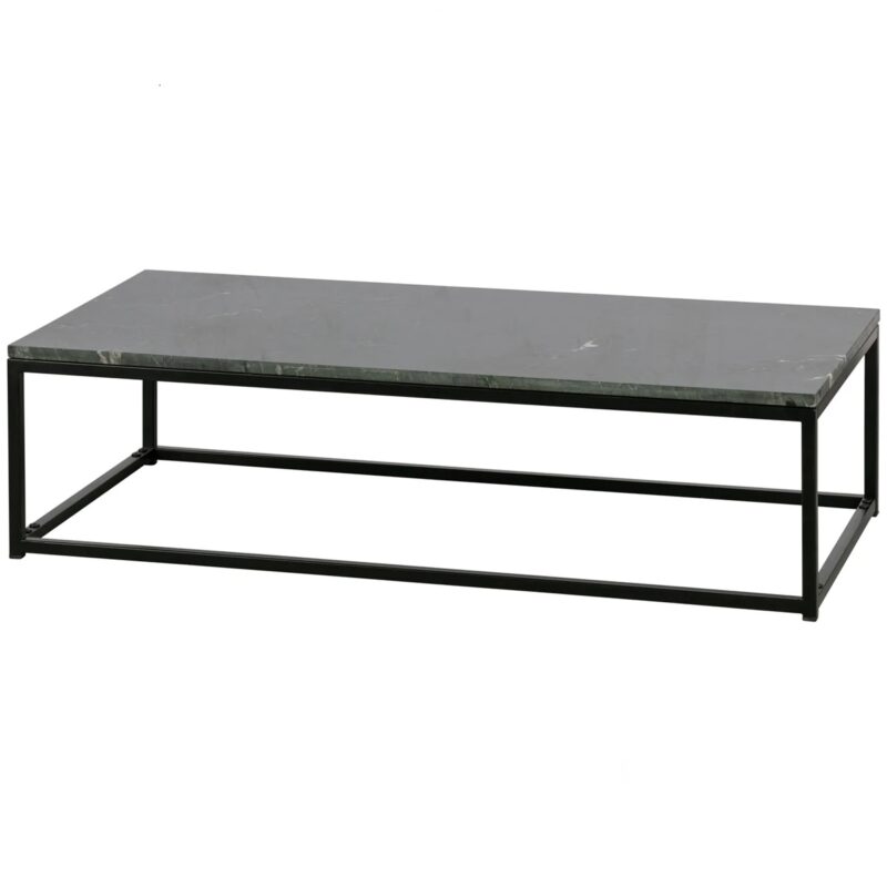 Mellow salontafel marmer zwart 32x120x60 cm