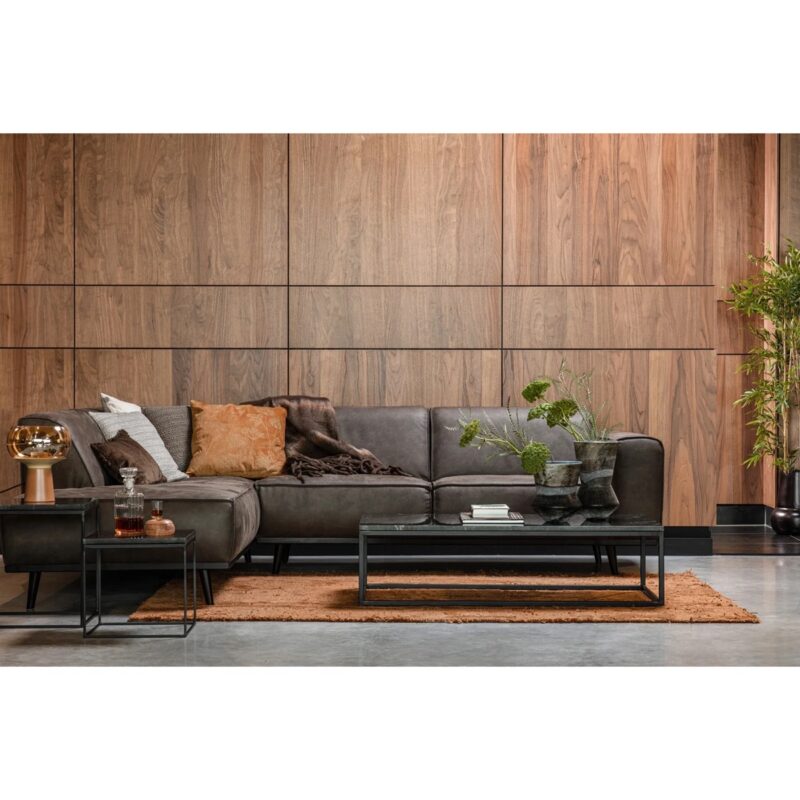 Mellow salontafel marmer zwart 32x120x60 cm - Afbeelding 3