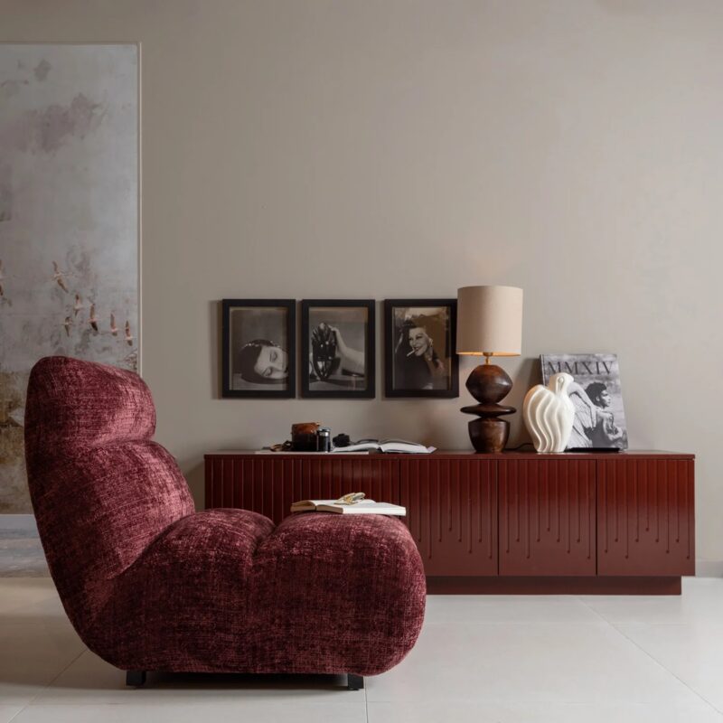 Observe Fauteuil Aubergine - Afbeelding 4