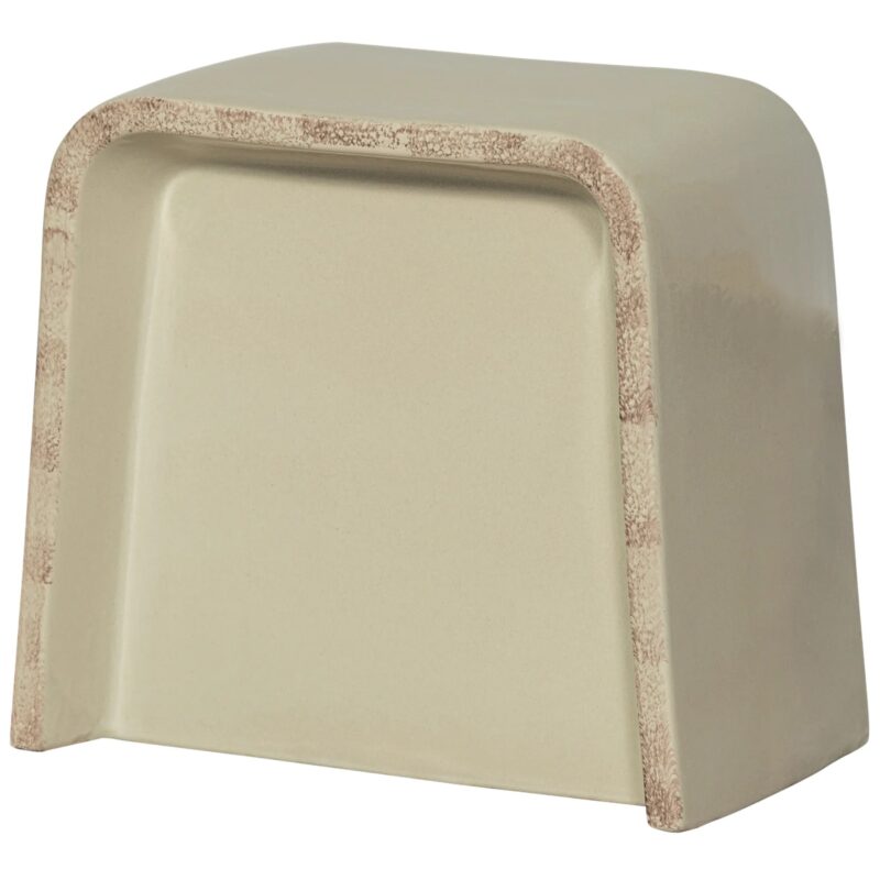 Shoal bijzettafel keramiek cream