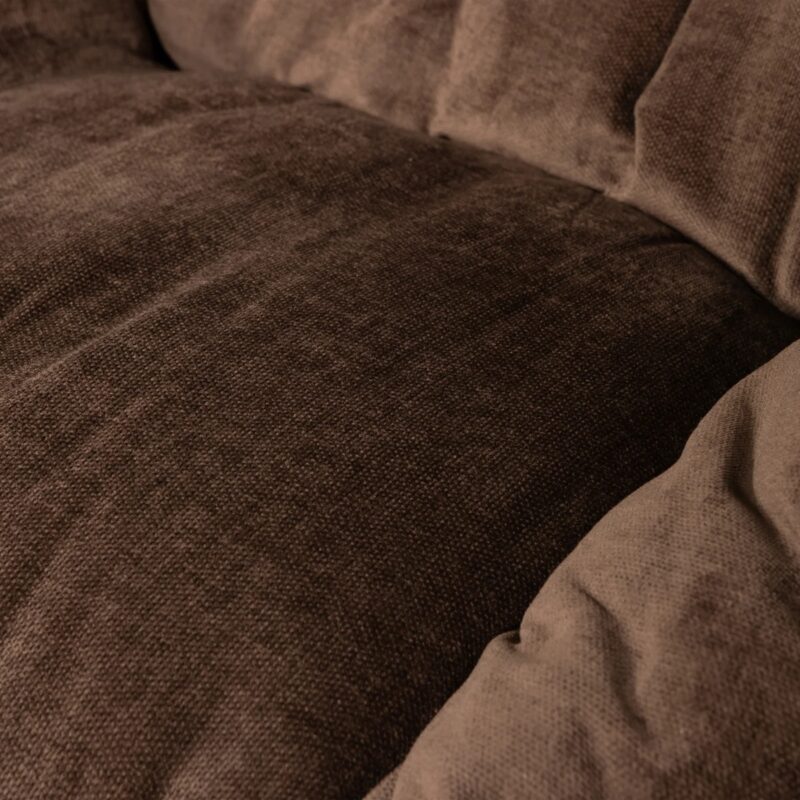 Yaro draaibare fauteuil met hocker Espresso - Afbeelding 3