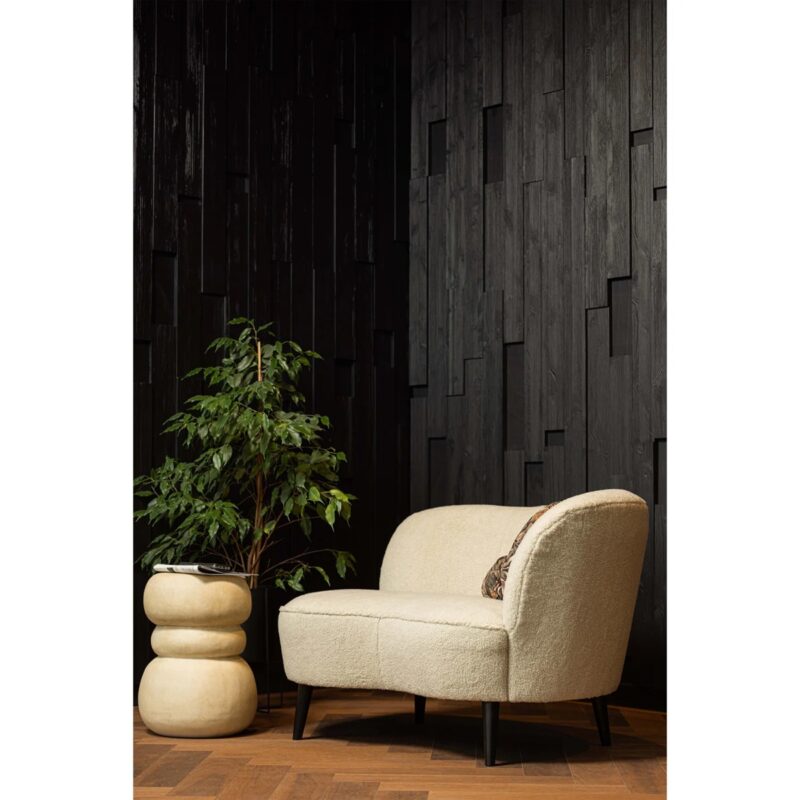 Yvo bijzettafel betonlook naturel - Afbeelding 3