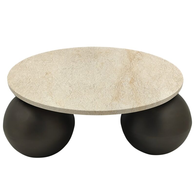 Skippy coffee table beige marble