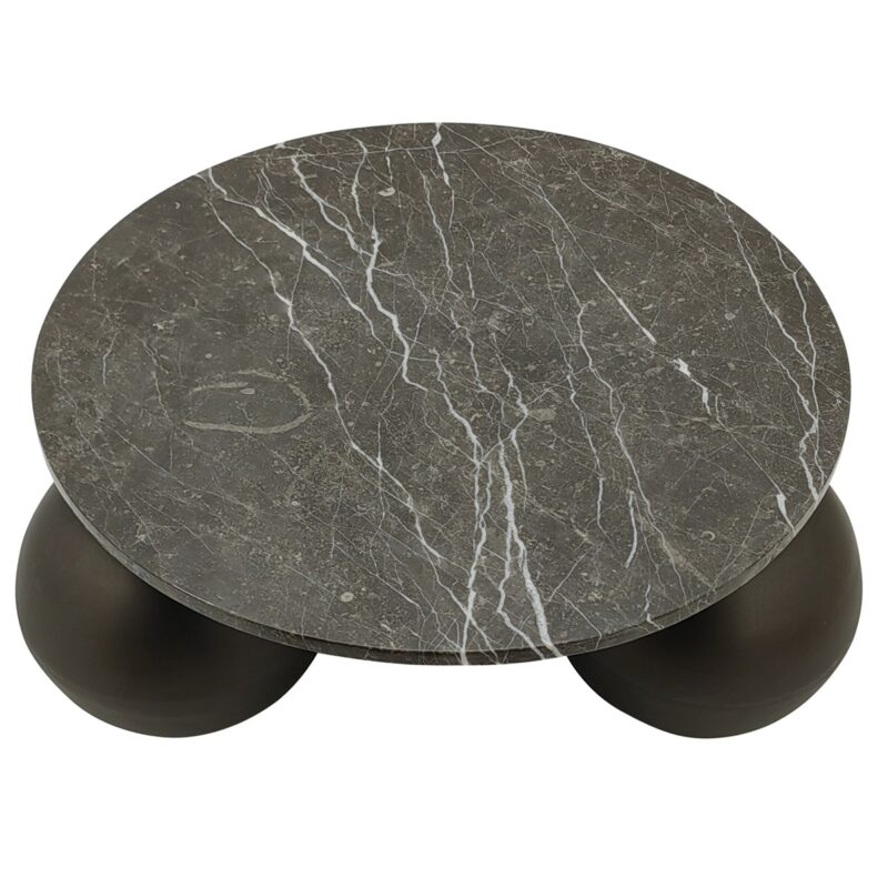 Skippy coffee table brown marble - Afbeelding 2