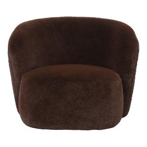PTMD Aphrodite Brown fauteuil fur