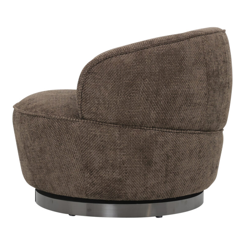 PTMD Filou Dark Brown fauteuil Eden 8 - Afbeelding 3