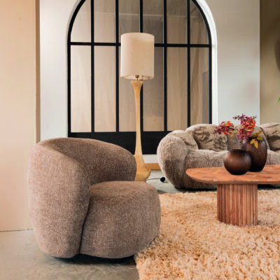 PTMD Aphrodite Taupe fauteuil legacy - Afbeelding 2