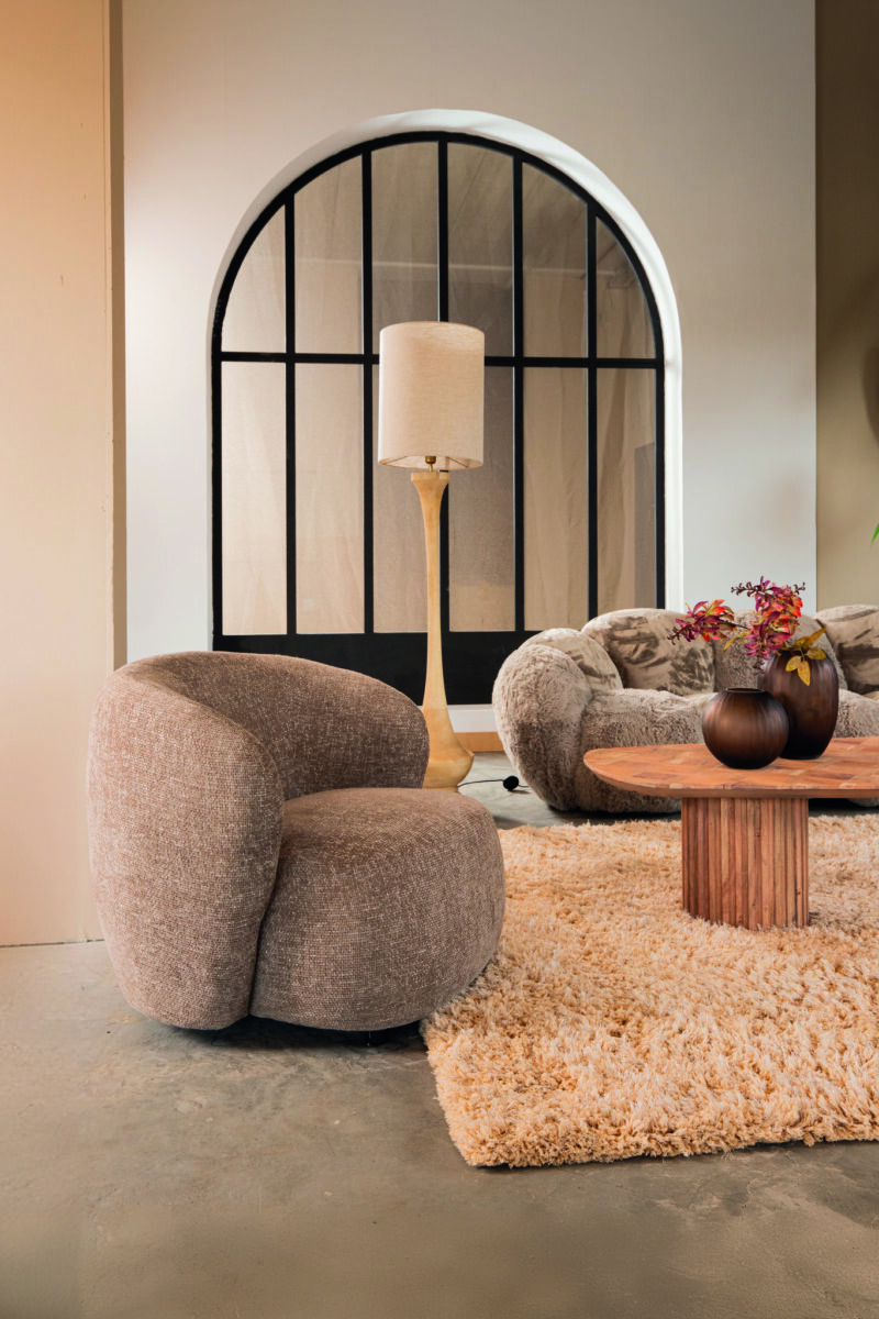 PTMD Aphrodite Taupe fauteuil legacy - Afbeelding 2