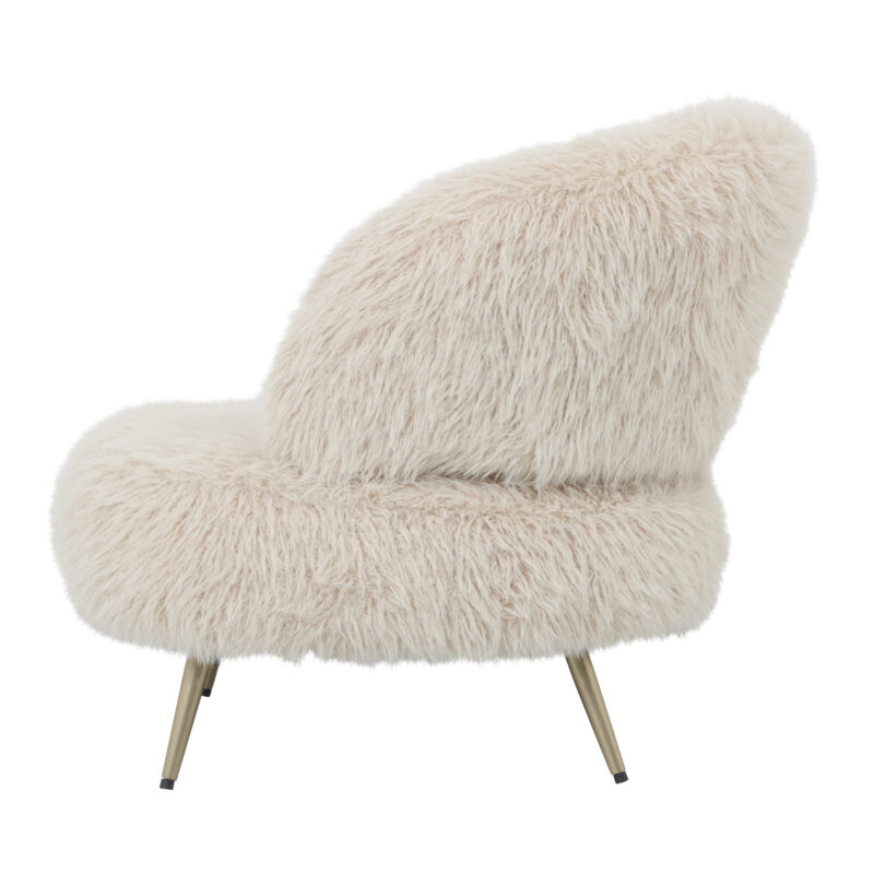 PTMD Franklyn Beige fauteuil hair - Afbeelding 2