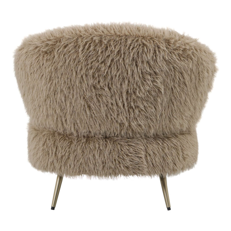 PTMD Franklyn Brown fauteuil hair - Afbeelding 3