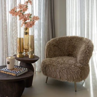 PTMD Franklyn Brown fauteuil hair