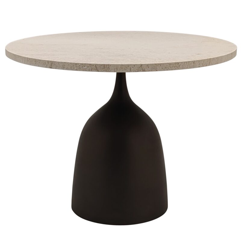 Patras side table beige marble
