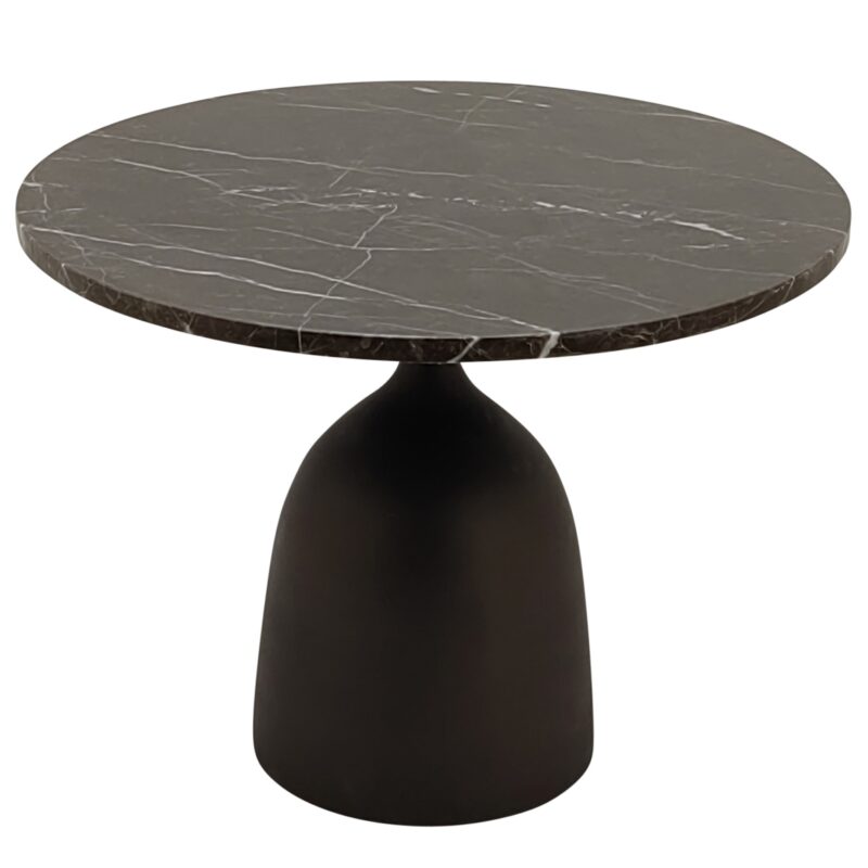 Patras side table brown marble