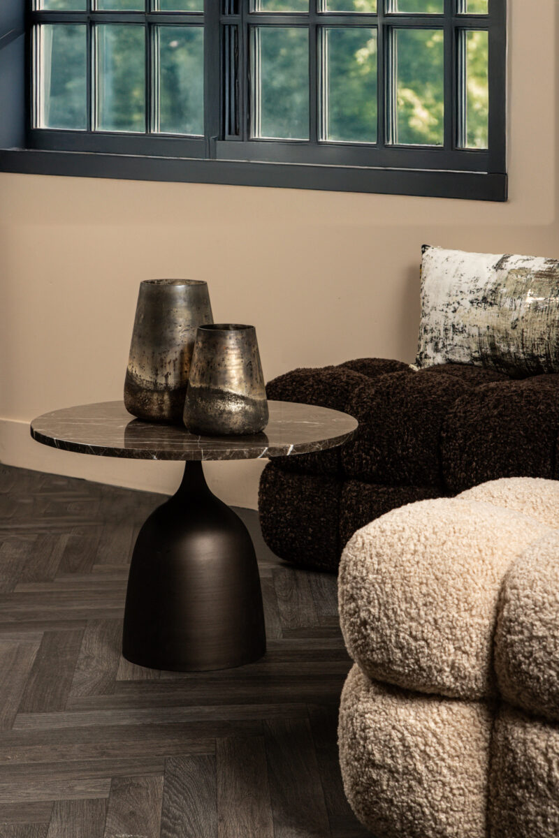 Patras side table brown marble - Afbeelding 2