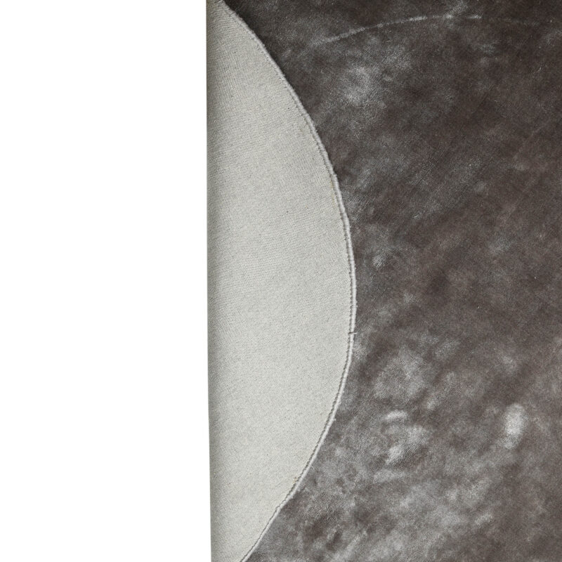 PTMD Flavia Grey viscose handwoven vloerkleed 160 cm - Afbeelding 2