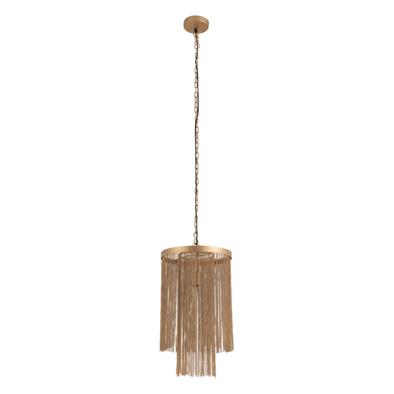 PTMD Brenton Gold iron chains round hanging lamp L product
