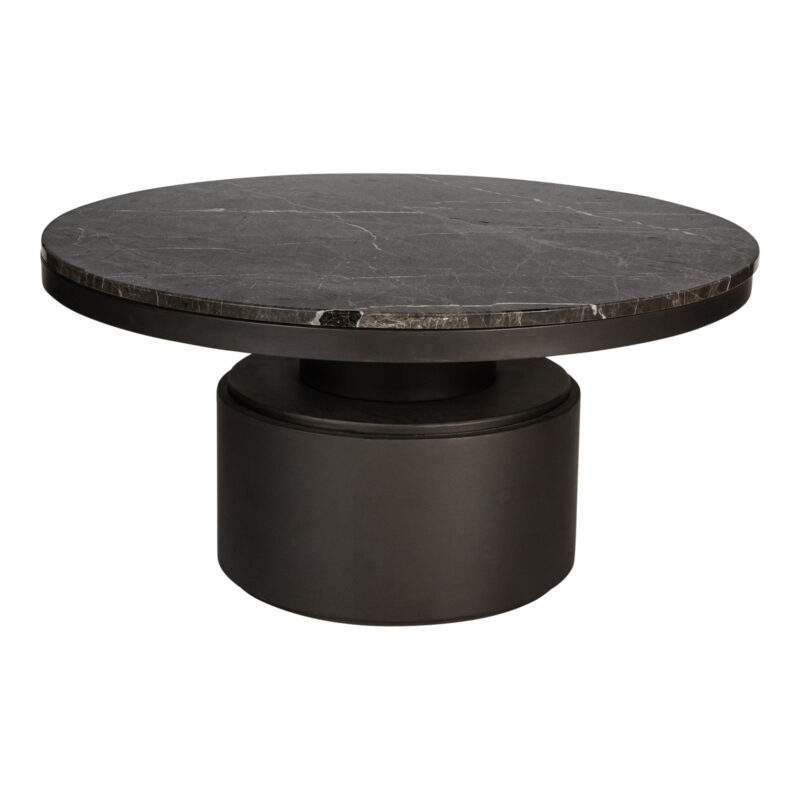 PTMD Bregt coffeetable brown rond 90 cm - Afbeelding 6